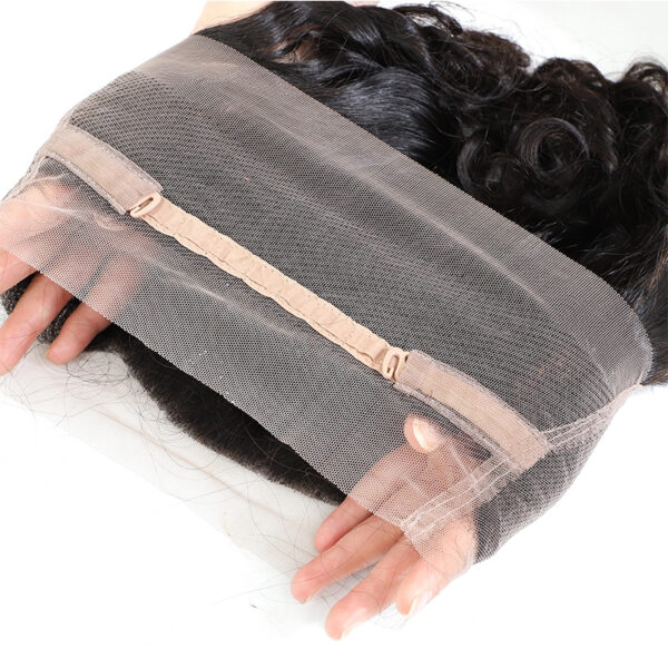 360 Transparent Lace Frontal Closure 22.5x4x2 With Adjustable Strap Virgin Body Wave Hair - Image 5